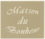 Histoire de Pochoirs : Pochoir Maison du Bonheur 6,5* cm