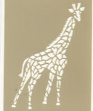 Histoire de Pochoirs : Pochoir Girafe 11*6,5 cm