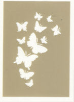 Histoire de Pochoirs : Pochoir Envol Papillons 9,5*6 cm
