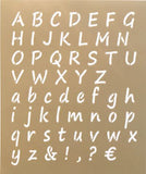 Histoire de Pochoirs : Pochoir Lettres md6 1,8 cm
