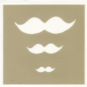 Histoire de Pochoirs : Pochoir Trois Moustaches 7*8 cm