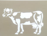 Histoire de Pochoirs : Pochoir Vache Normandie 6*9 cm